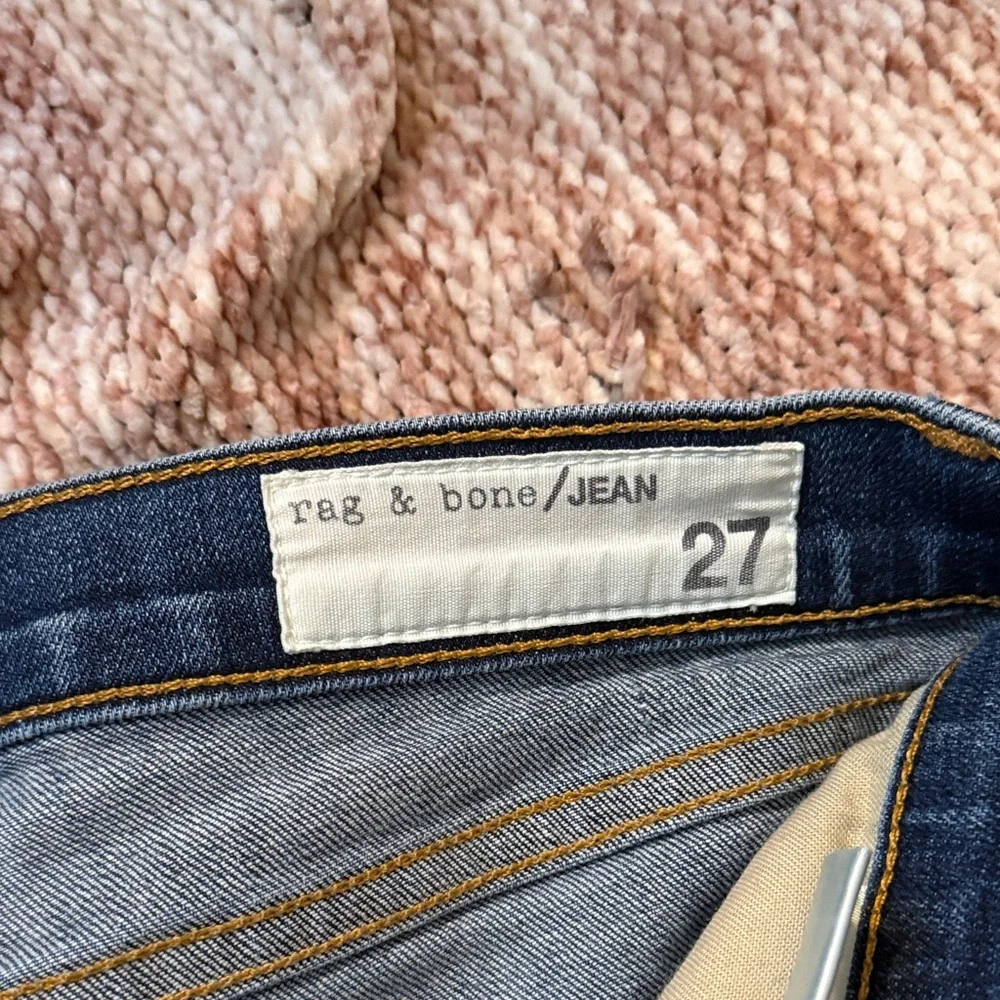 rag & bone Dark Blue Skinny Jeans - Picture 2 of 3